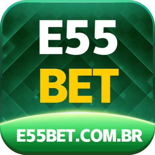Imagem promocional da E55BET mostrando a plataforma e suas vantagens